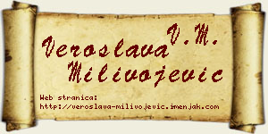 Veroslava Milivojević vizit kartica